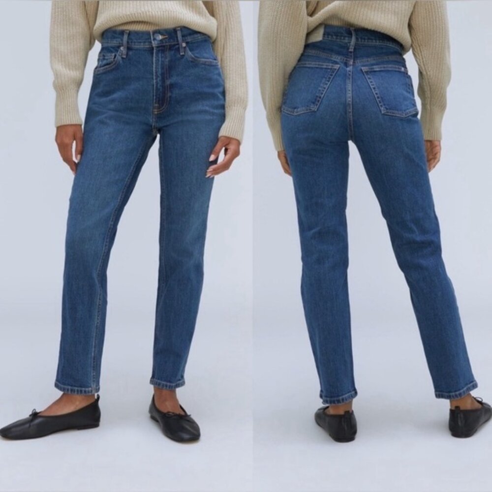 Everlane The Original Cheeky Jean‎ 28 Tall Washed Midnight